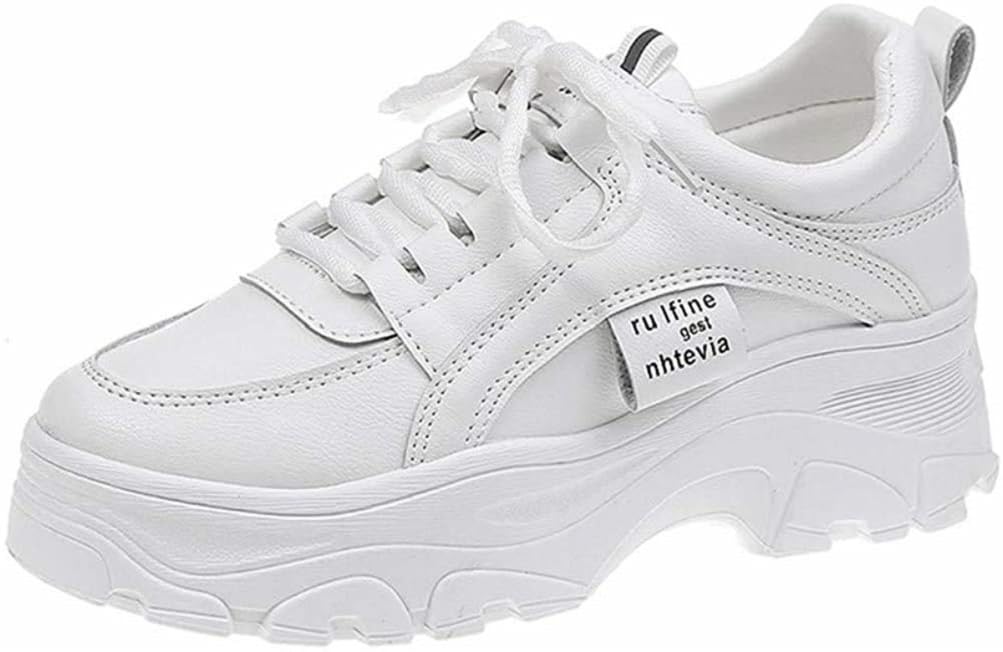 [ＳｅｎＨｕ] スニーカー レディース 厚底スニーカー ダッドスニーカー 白 厚底 ランニングシューズ 黒 スポーツ シューズ 靴 ウォーキングシューズ 運動靴 通気性 防水 カジュアル 身長アップ