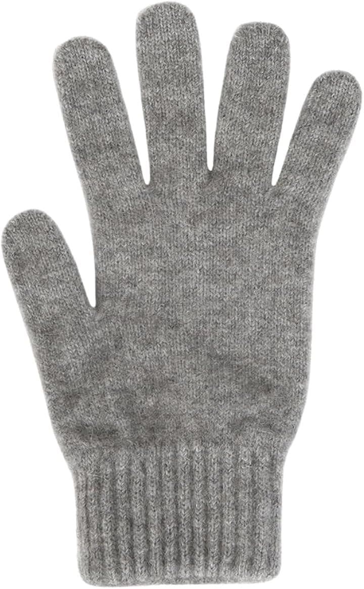 ポッサムメリノ 手袋 防寒 防風 保温グローブ 男女兼用 暖かい ウール手袋 自転車 バイク アウトドア 通勤通学 暖かい手袋 秋 冬用(シルバー, L)
