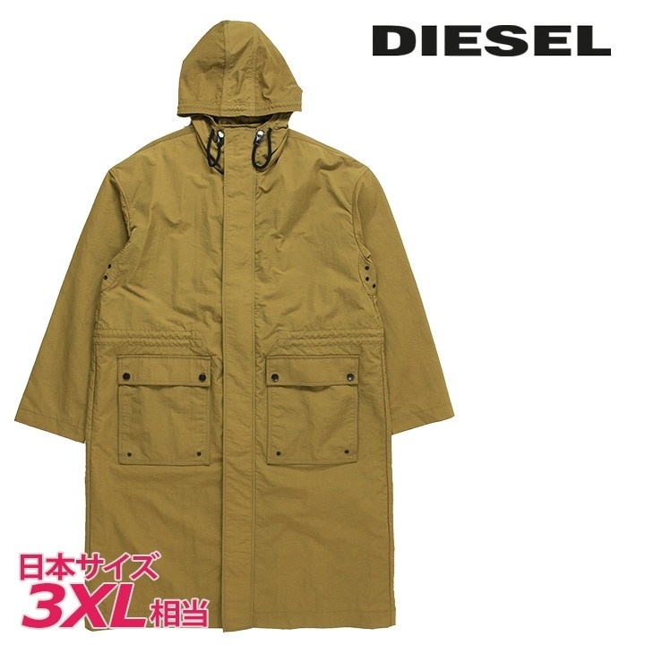 ロングコート メンズ J-ARNULF-NW オーバルDバックロゴ 防水 die-m-o-f8-07m