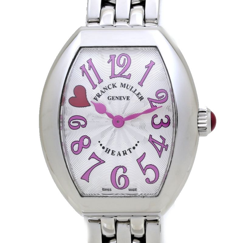 ハートトゥハート トレゾ 5002SQZC10HJRED【2019年正規店購入/磨き済/電池交換済】ステンレススチール レディース /39708【中古】【腕時計】