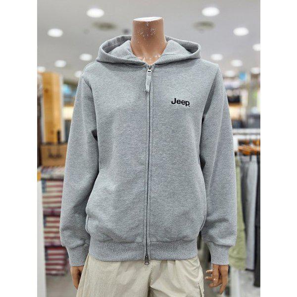 男女共用コンパスプリントフード付きジップアップ(JQ3TZU001_MG)_DG