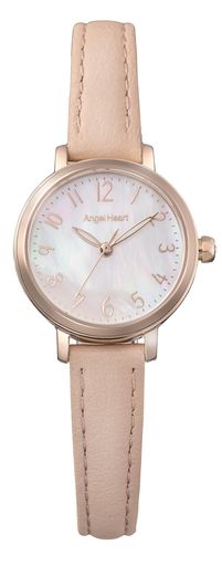 [エンジェルハート] 腕時計 レディース フラワリータイム 橋本環奈 ソーラー OA25P-PK-AM ピンクレザー