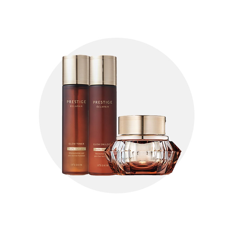 プレステージ エクラペア グロウ トナー 140mL / エマルジョン 140mL / カプセルクリーム 60mL