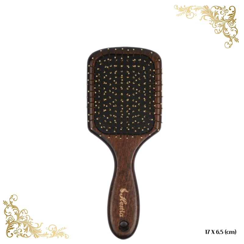 黄金四角ブラシS 混合色 1個 [ 高級仕様の14Kゴールドスクエアブラシ ]