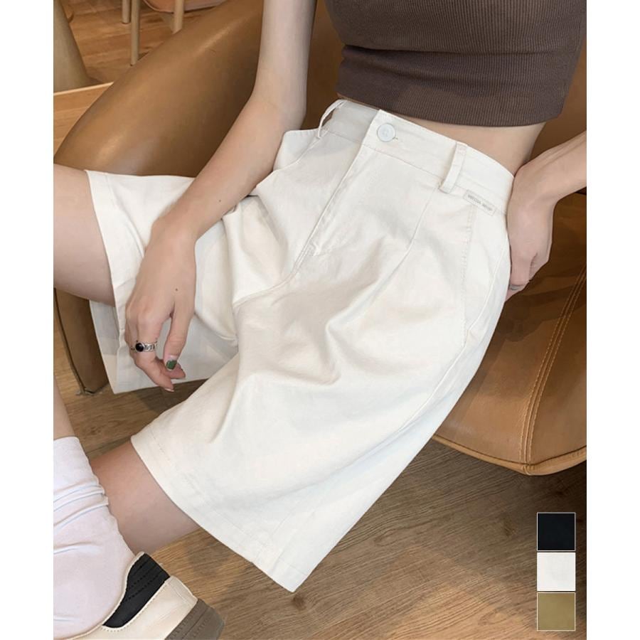 团购8件套ベルト付きショートパンツ タック入り夏服【ネコポス投函】