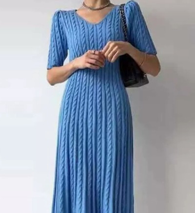 ワンピース デート モテアイテム ニットワンピース 半袖 Uネック ニット タイト 大人可愛い きれいめ 上品 おしゃれ かっこいい 大人可愛い ラブリー キュート ガーリー クール モード系 8,254円