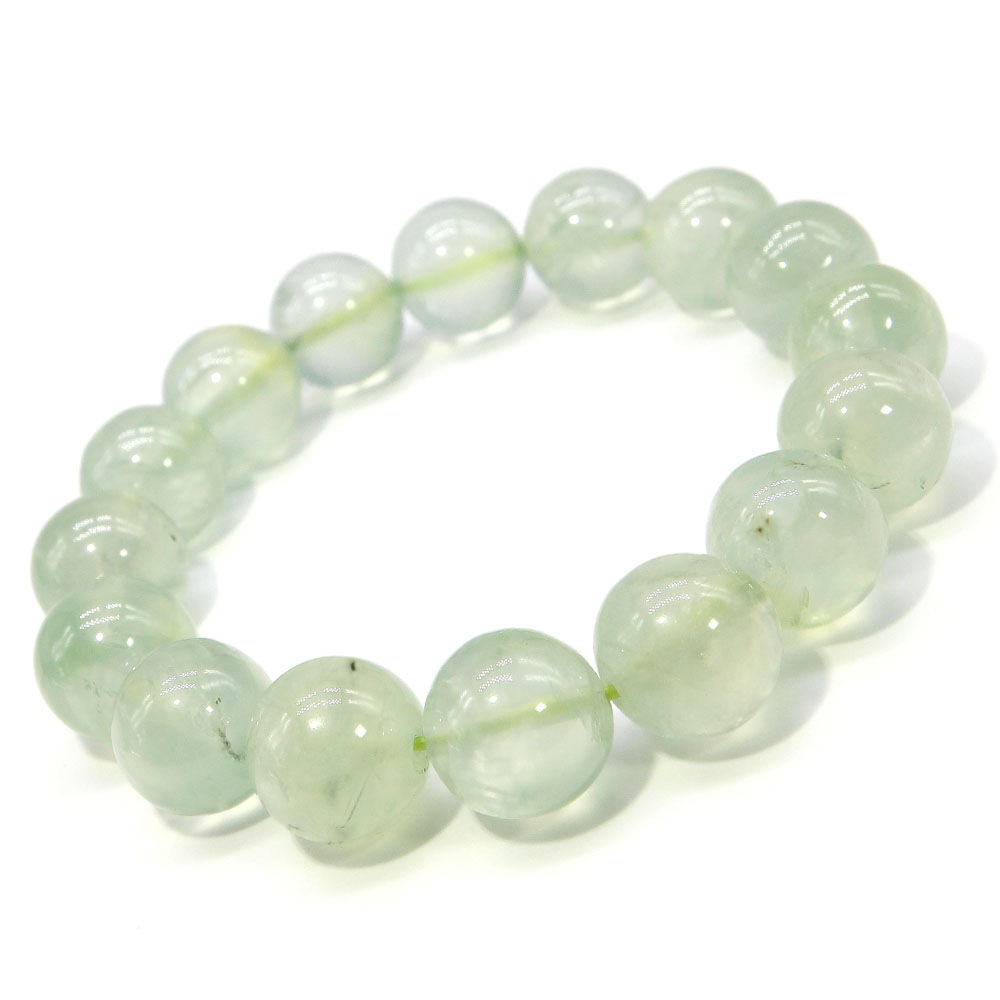 プレナイト ブレスレット 12mm パワーストーン ブレスレット メンズ レディース 天然石 数珠 アクセサリー メンズブレスレット レディースブレスレット パワーストーンブレスレット 天然石ブレスレ
