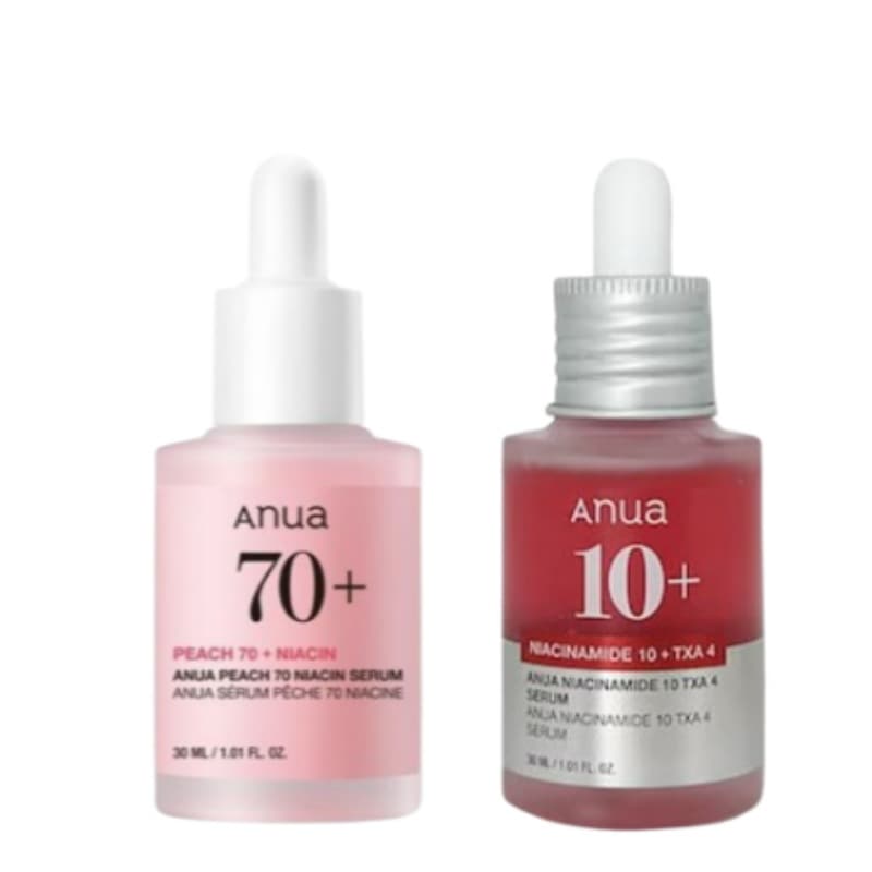ブースターセット（桃70ナイアシンセラム30ml+TXA 4ダークスポットコレクションセラム30ml）
