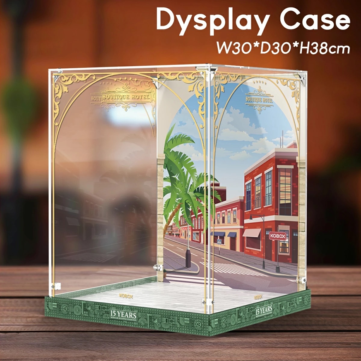 街並み 町 アクリルケース ディスプレイ ケース 幅30cm 奥行30cm 高さ38cm ジュエリー コレクション コレクションケース 四角 スクエア プラモデル フィギュア ブロック おもちゃ 再現 9,126円