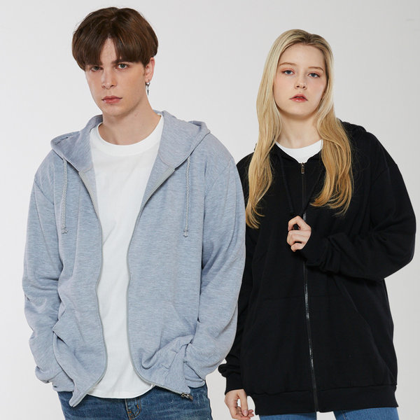 ジップアップパーカー/無地/男性/女性/女性/ジャケット/カップル