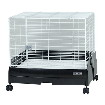 他サイト： うさぎケージ　三晃商会　イージーホーム・エボ６０　ＢＫ（ブラック）（６２X５０．５X５５ｃｍ）うさぎ　ケージ　ＣＲＣ50―20―33―15―00の商品画像