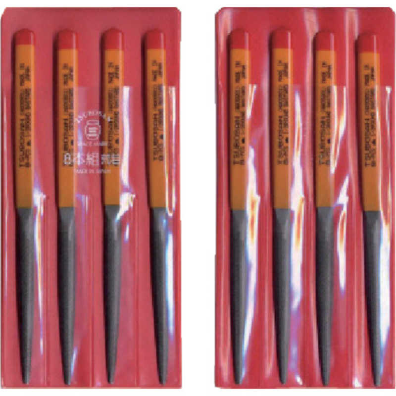ツボサン　組ヤスリ 8本組 半丸 荒目　HA00801 8,369円