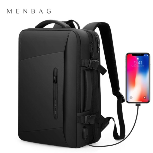 拡張型バックパック 会社員 30代 男性 17インチ ノートパソコンバッグ