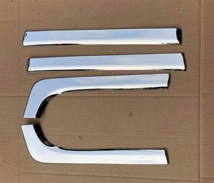 日産 UD パーフェクトクオン 07クオン メッキ ウエストガーニッシュ クォーター 左右セット トラック用品 外装 メッキパーツ(光沢のある銀色, クォーター)