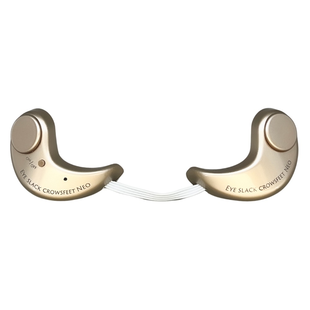 アイスラック クロフィート NEO 粘着パッド 2組付 目元美容器 目元ケア 美顔器 家電 リフトアップ クマ たるみ マイクロカレント 軽量 日本製 OMJ-BHA001 目元 美容 振動 磁力