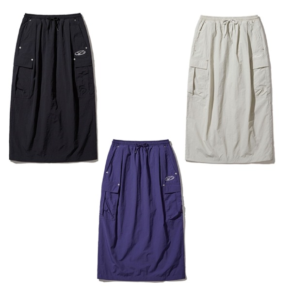 2023 FW PINTUCK CARGO PARACHUTE SKIRT