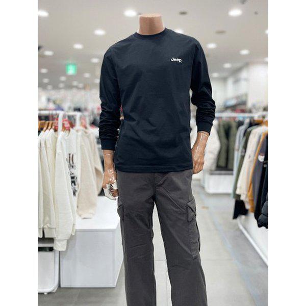 男女共用 JEEP 長袖Tシャツ(JR2TSU001BK)_DG