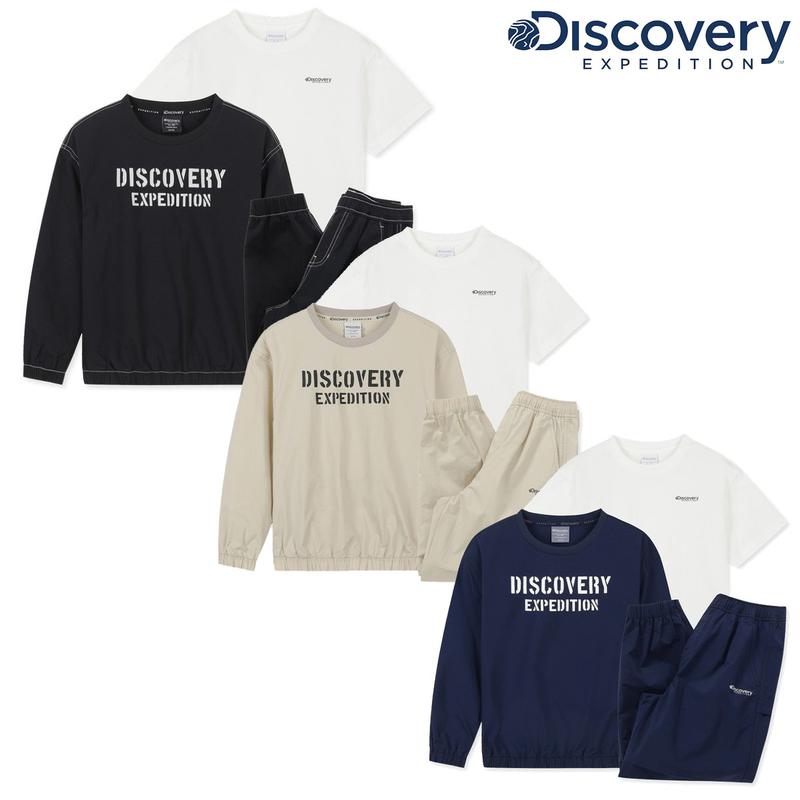 キッズ ウーブン スウェットシャツ+パンツ+半袖Tシャツ 3SET DKAZ11061