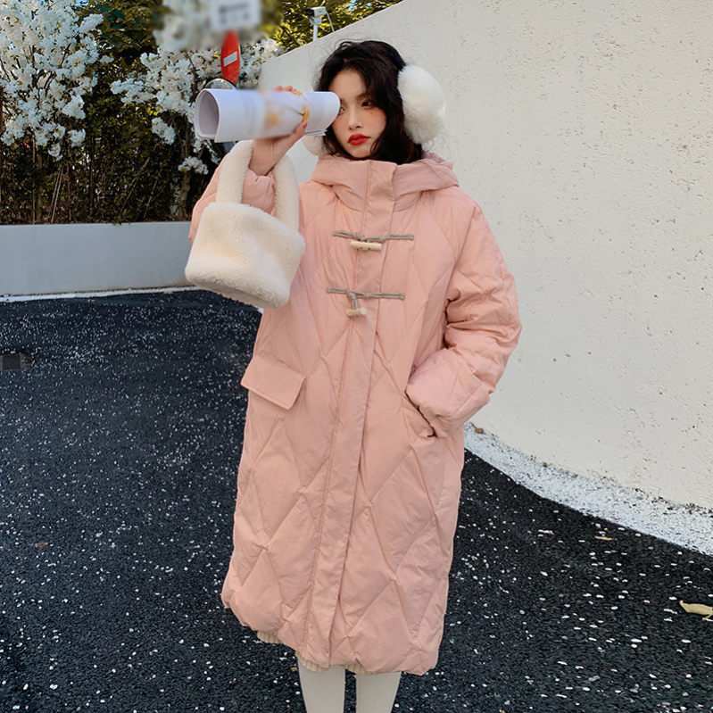 ダウンジャケット ダウンコート コート アウター パーカ モッズコート レディース フード付き ミドル丈 レギュラーフィット 防風 防寒 撥水加工 冬 通勤