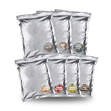 ソイプロテインお試しセット 20g人気フレーバー7袋 チョコ.抹茶.ミルクティ.カフェ.バナナ