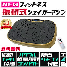 本日終了史上最安値乗るだけ簡単ダイエット説明書付きシェイカー式振動マシン 振動調整180段階 1分間