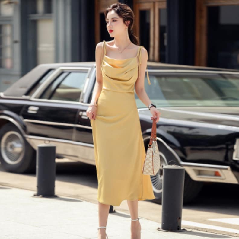 ワンピース デート ワンピドレス 膝丈 ひざ丈 スリム タイト 細身 かわいい 大人可愛い きれいめ シンプル カジュアル 大人 上品 おしゃれ お洒落 主役級 存在感 夏 10代 20代 30代