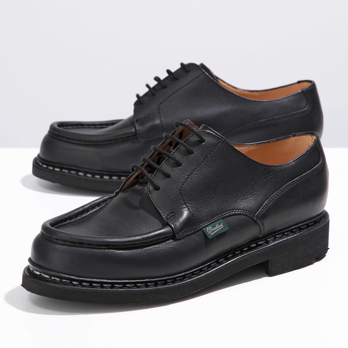 Paraboot パラブーツ レザーシューズ VILLANDRY ヴィランドリー 230212 メンズ Uチップ ノルヴェイジャン製法 TEX SOLE 靴 NOIR