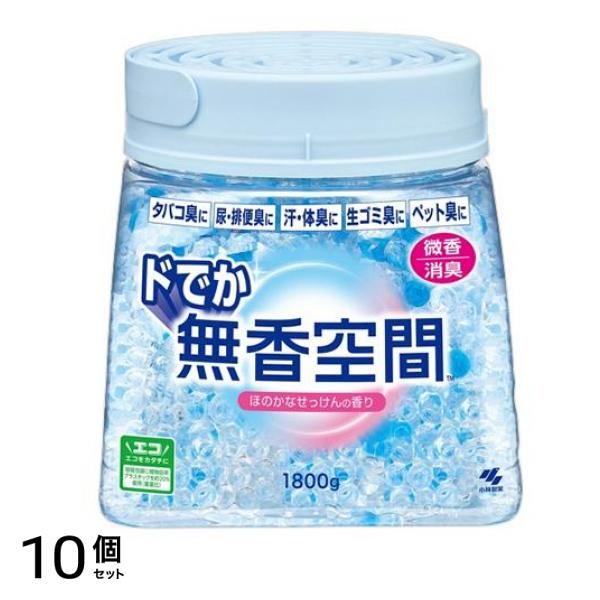 ドでか ほのかなせっけんの香り 微香タイプ 1800g (本体) 10個セット