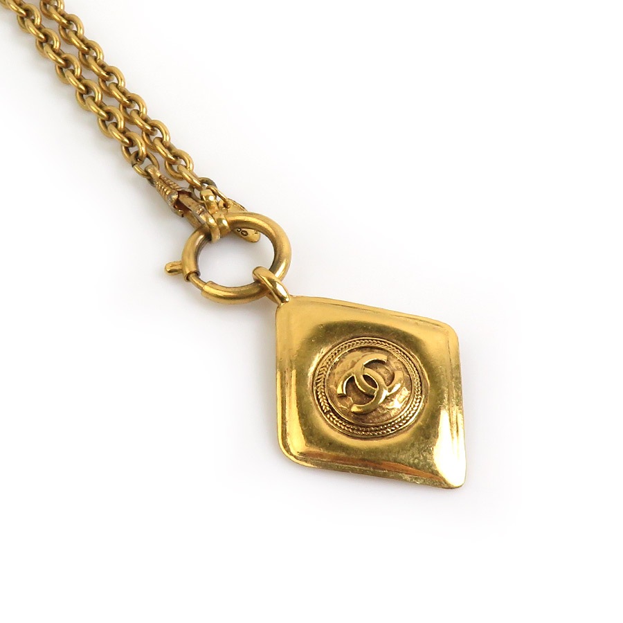 シャネル CHANEL ネックレス ココマーク メタル ゴールド レディース e60105i