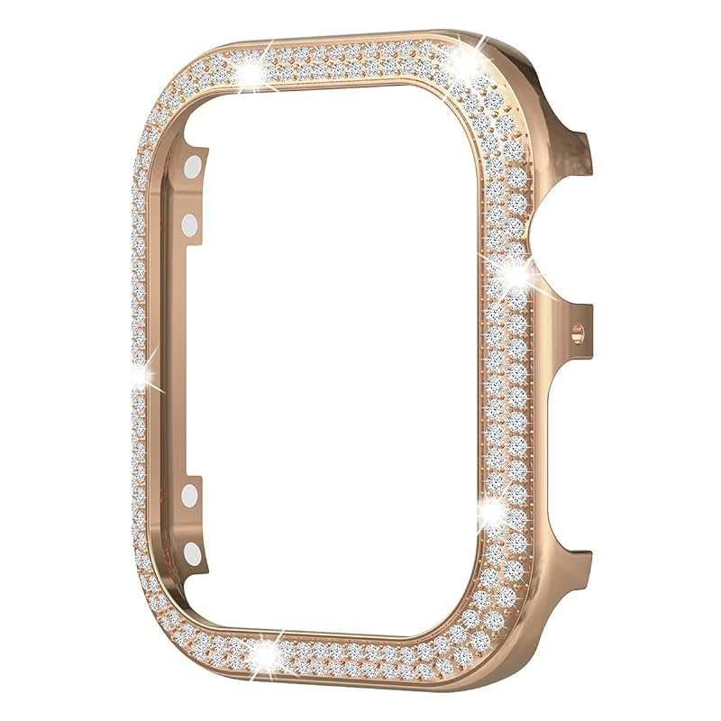 NINKI 適応Apple Watch 保護ケース40mm Apple Watch Series SE2023 SE2 6 5 4 SEケース iWatch40mm 合金バンパー ダブルダイヤモンド