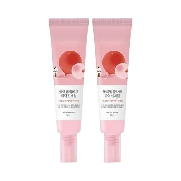 [1+1] ツバキ ディープコラーゲン 弾力 サンセラム 50ml