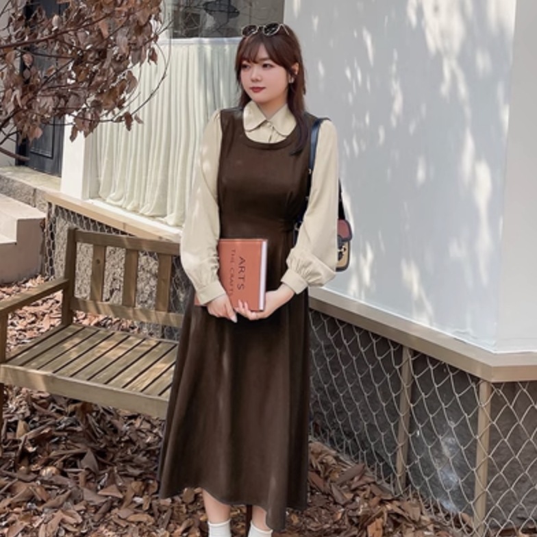 ワンピース デート フレアワンピース 袖あり 長袖 かわいい 大人可愛い きれいめ シンプル カジュアル 大人 上品 おしゃれ お洒落 主役級 存在感 春 秋 10代 20代 30代 レディース