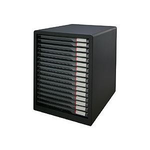 アイリスオーヤマ レターケース A4 スリム16段 L-16SSRダークグレー 1台 10,674円
