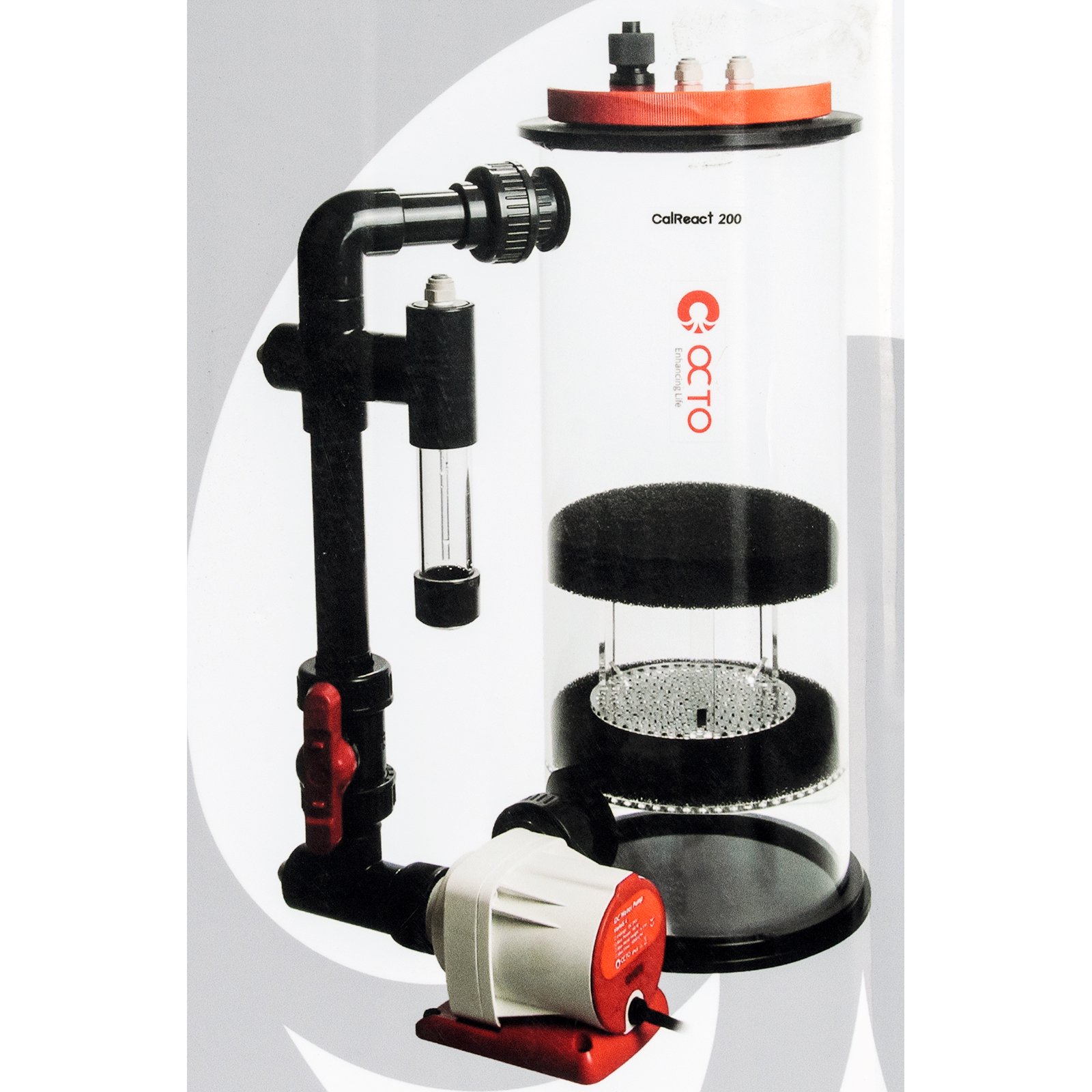 ＯＣＴＯ　カルシウムリアクター　ＣａｌＲｅａｃｔ　２００　ー１８００Ｌ水槽　サンゴ水槽ー８００Ｌ　ＣＲＣ10―35―60―10―00