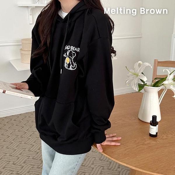 女性マンツーマン女性オーバーフィットパーカー SB2