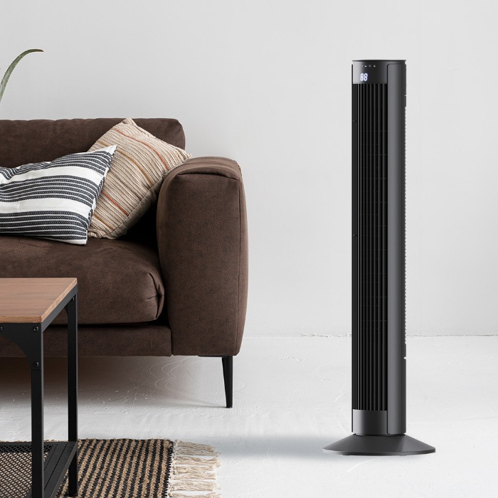 大風量DCタワーファン PURE AIR TOWER DC ピュアエアタワーDC QS677BK ブラック