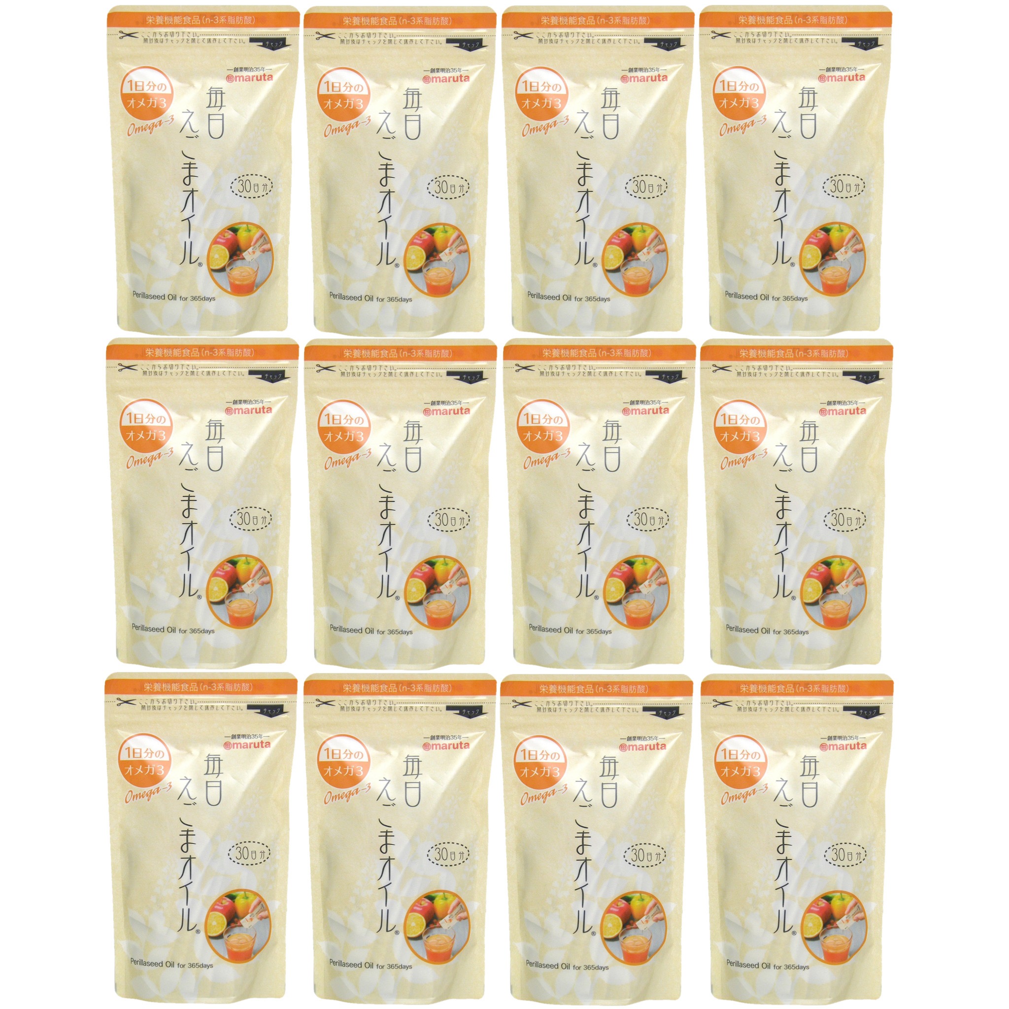 太田油脂 毎日えごまオイル (3g30袋) 12袋セット マルタ エゴマ DHA EPA オメガ3