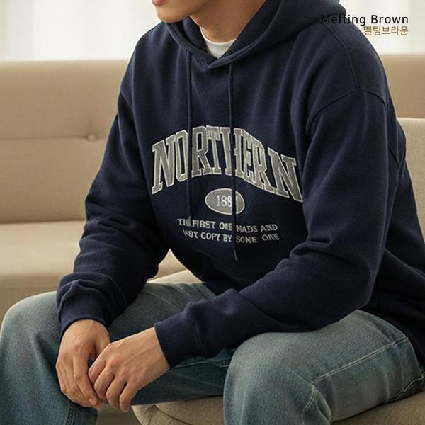 メンズ オーバーフィット パーカー 裏起毛 TH26