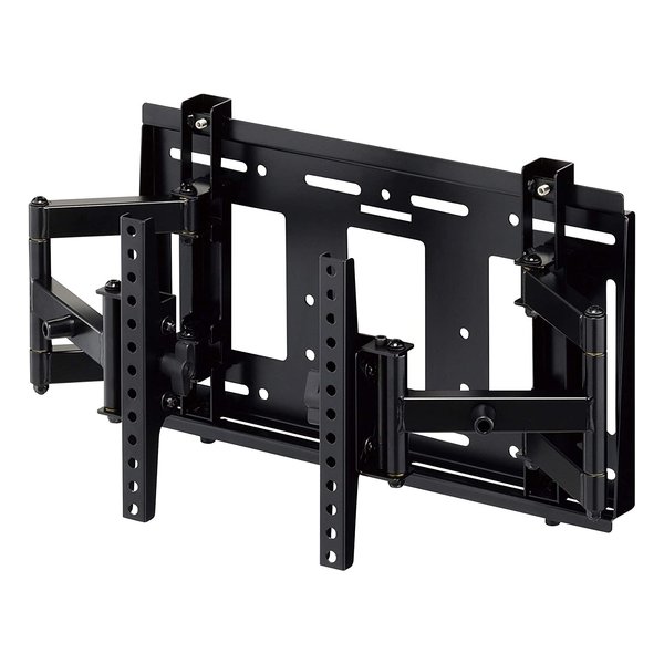テレビ用壁掛金具 前後チルト左右首振りタイプ ブラック 50V型 MH-475B