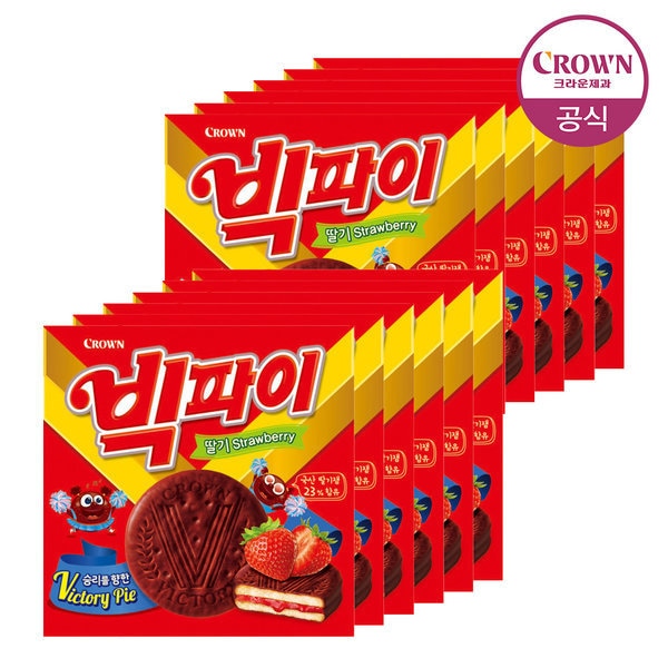 ビッグパイ イチゴ 324g(18袋) 12箱