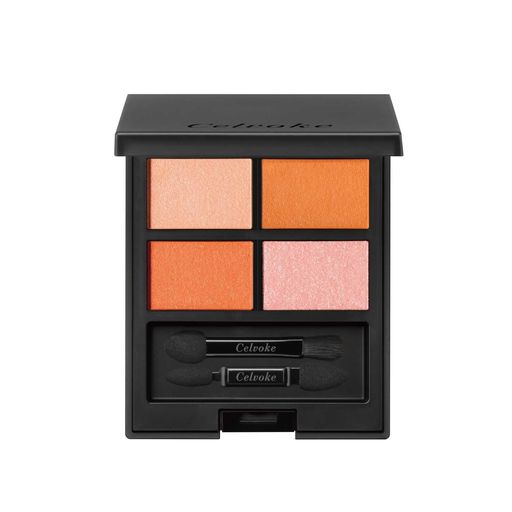 Celvoke(セルヴォーク) ヴァティック アイパレット 12 ライブリーテラコッタ アイシャドウ アイシャドウパレット 4色