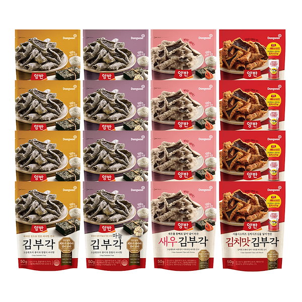 Qoo10] ヤンバン キムブガク 4種 パック 50g x 1