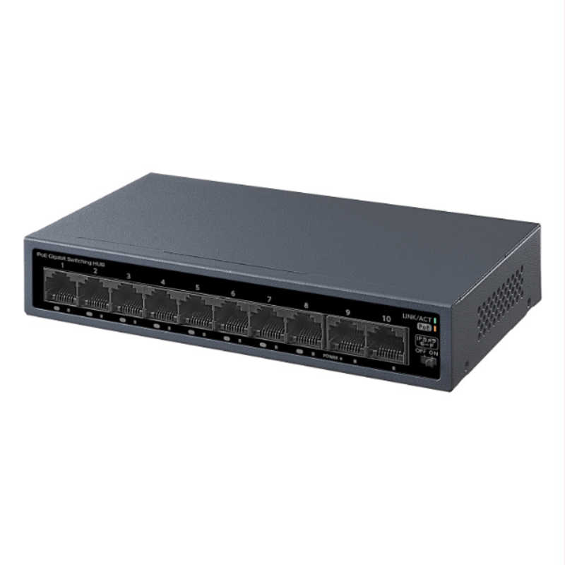 IOデータ　IEEE802.3at準拠 10ポートL2アンマネージGigabit PoEハブ　BSH-GP210