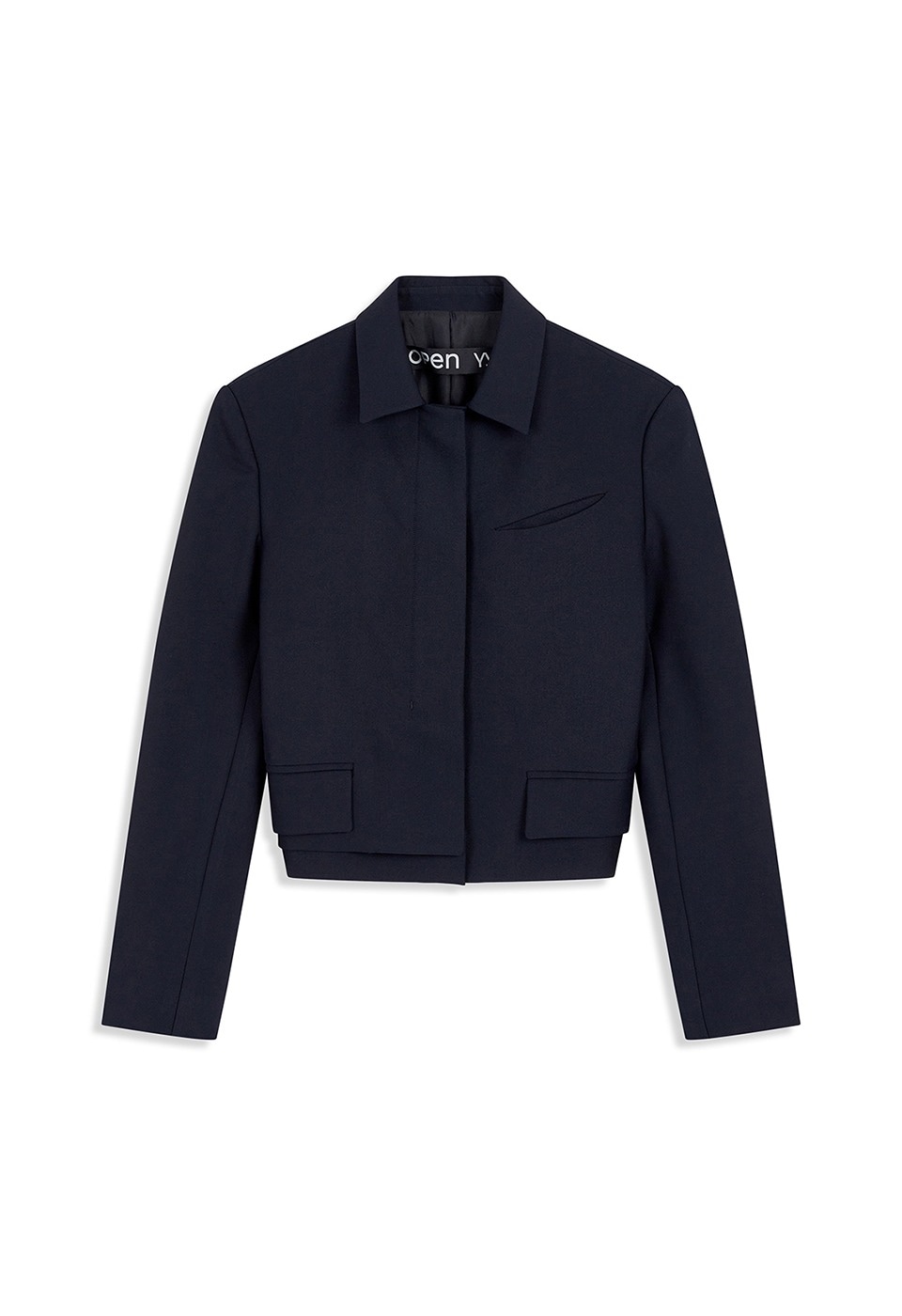 【OPEN Yy】 26SS SINGLE-BREASTED BLAZER : BLACK