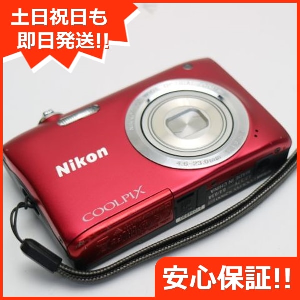 美品 COOLPIX S2900 レッド コンデジ Nikon 167