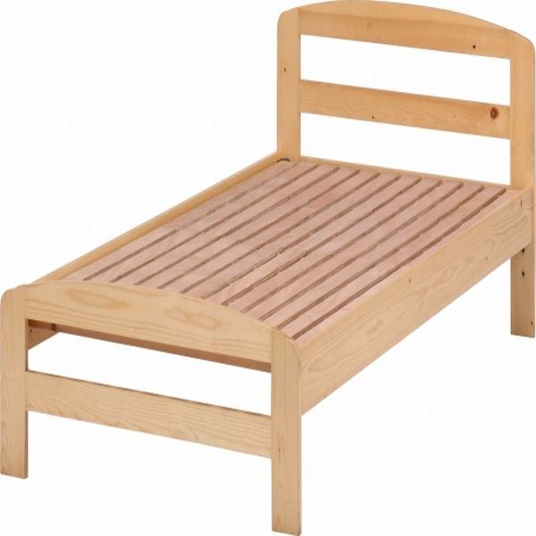 木製ベッド シングル ナチュラル 組立品 24,971円