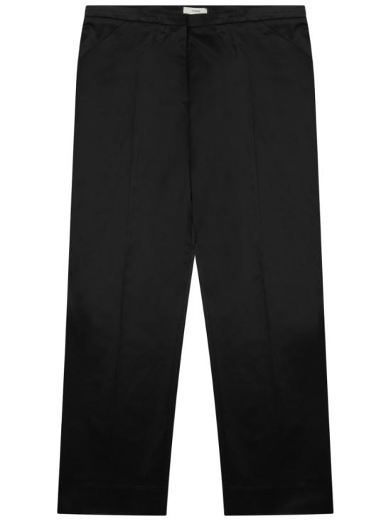 TOTEME Women Pants 252WRB0248FB0391 BLACK001 Black