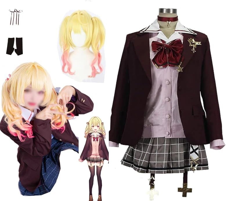 緊急SALE!!! 【全シリーズ発売中】 【値引き中】仮装 文化祭 学園祭 クリスマス ハロウィン コスプレ衣装 靴 ウィッグ 衣装 ほしかわさら 制服 星川サラ にじさんじ VTu