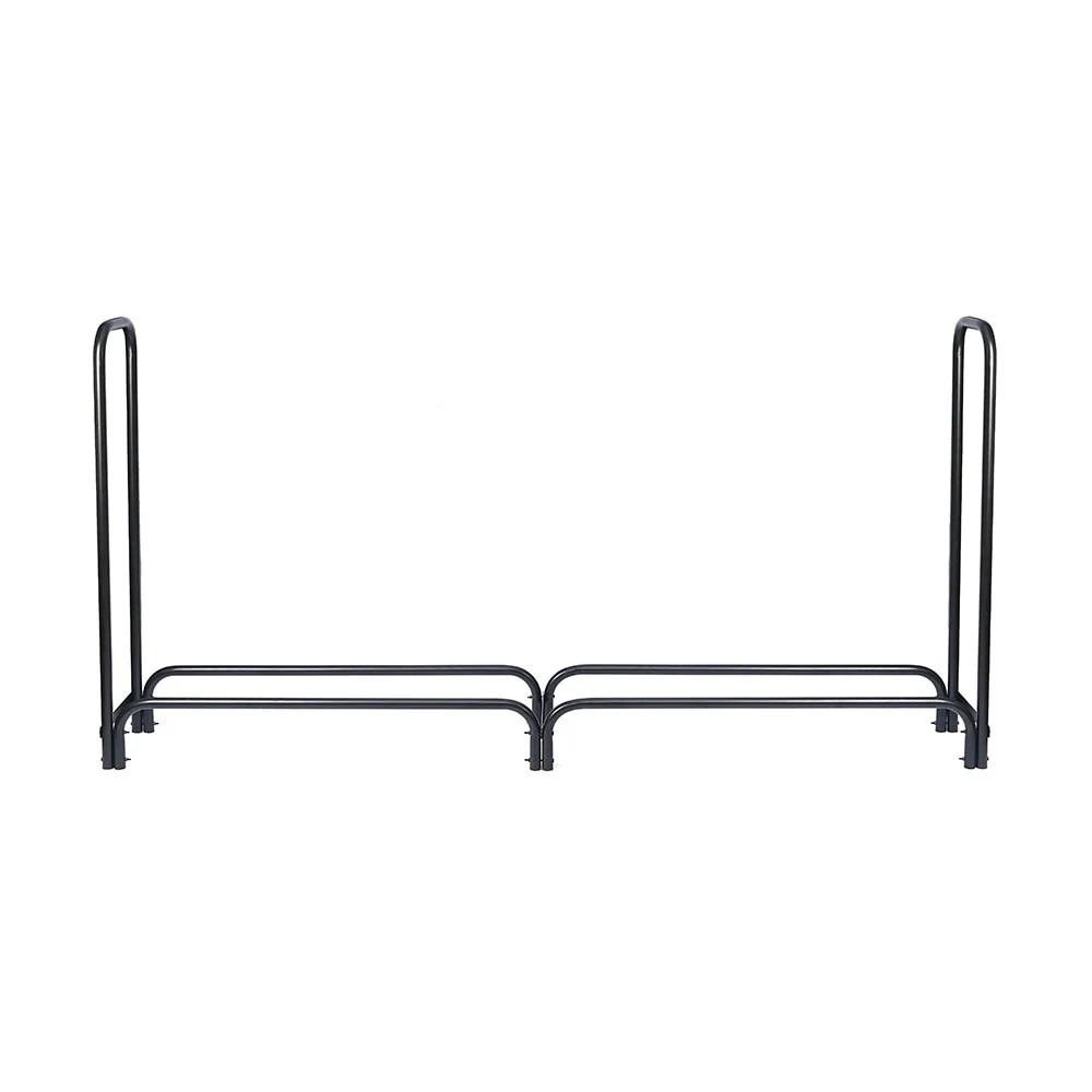 【112】薪ラック L247×W34×H125cm 屋外 耐荷重600KG 薪棚 薪ストッカー 薪置き 薪ストーブグッズ 薪 ラック 大型 軽量 アイアン製 収納 整理 保管 乾燥 薪保管 薪収納 ア