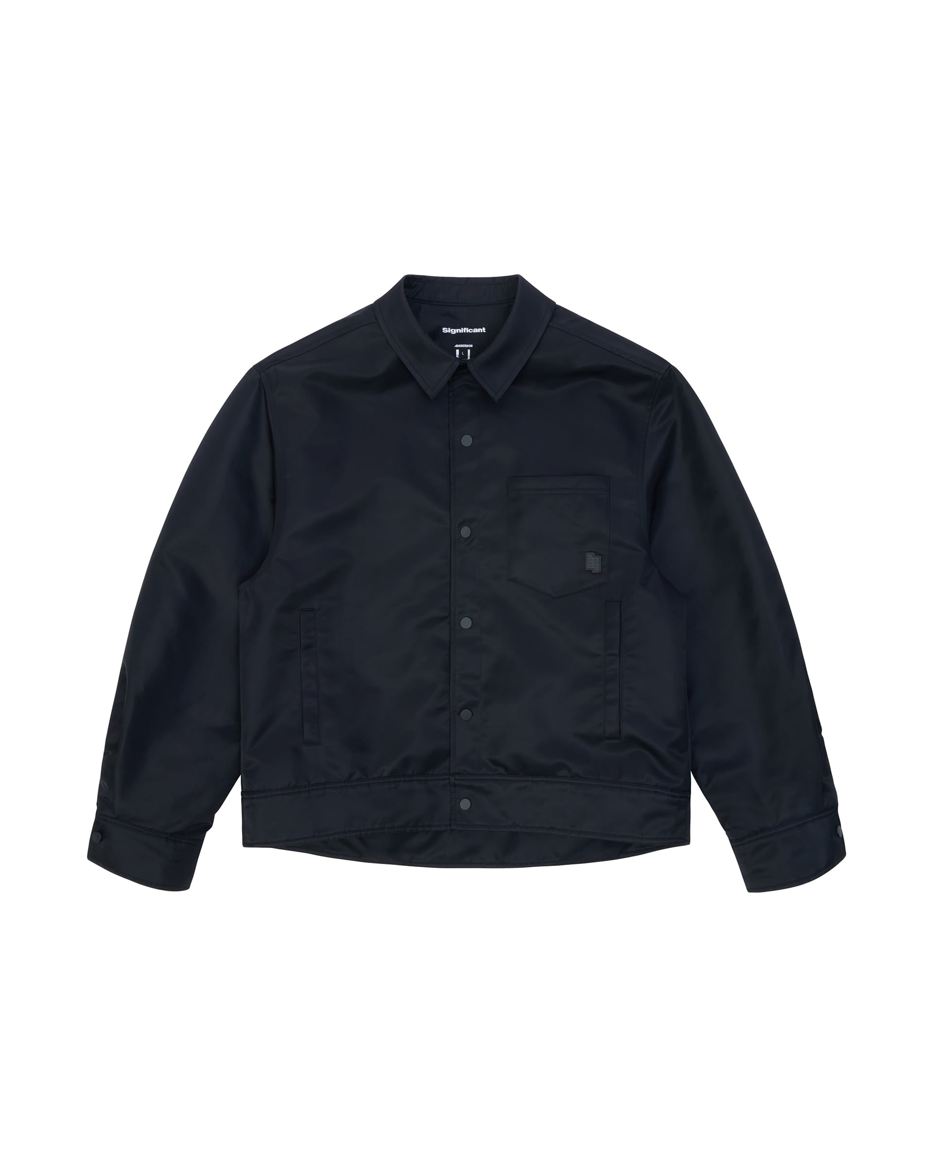 【ADERERROR】SIG BK TAG JACKET 02 : NOIR